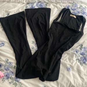 Flare one piece jumpsuit